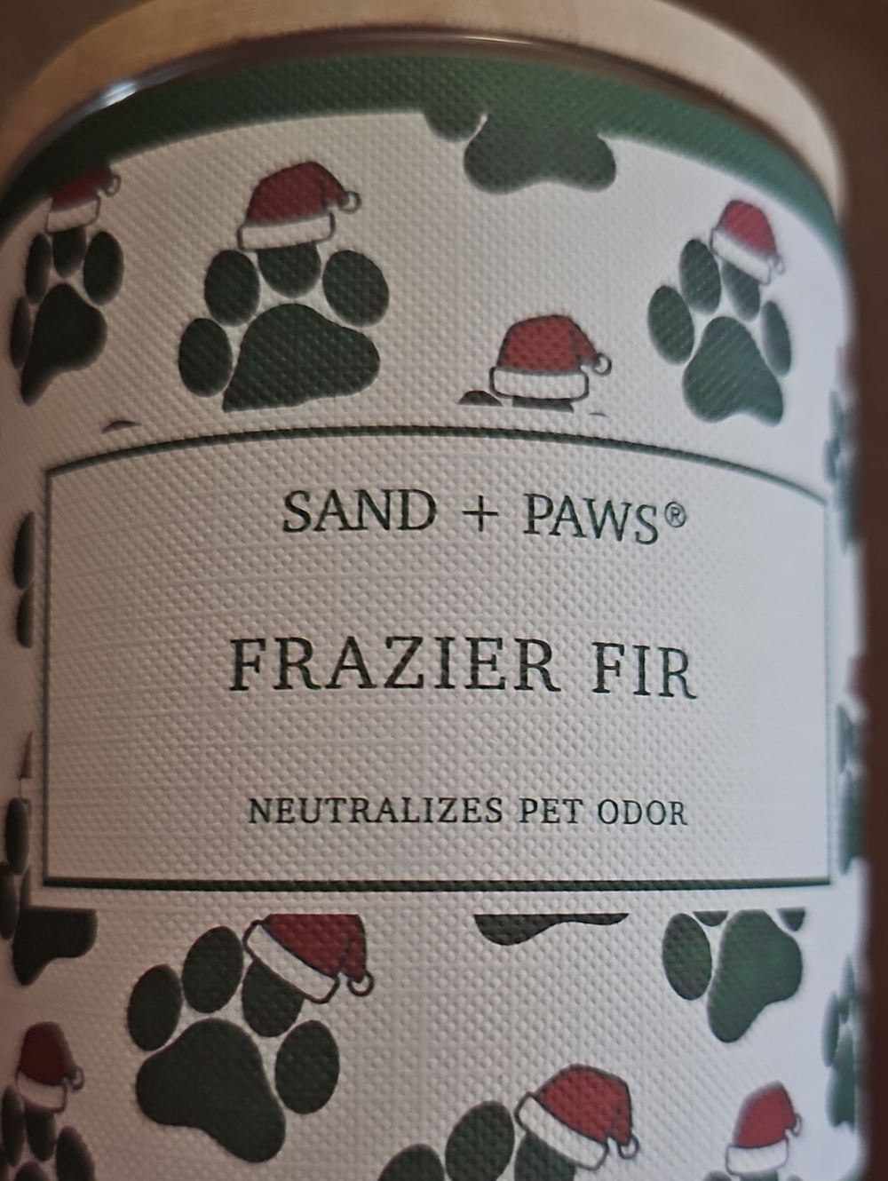 Sand & Paws Single-Wick Candle ~ Frazier Fir ~ Odor Neutralizer ~ 10 oz - Picture 2 of 4